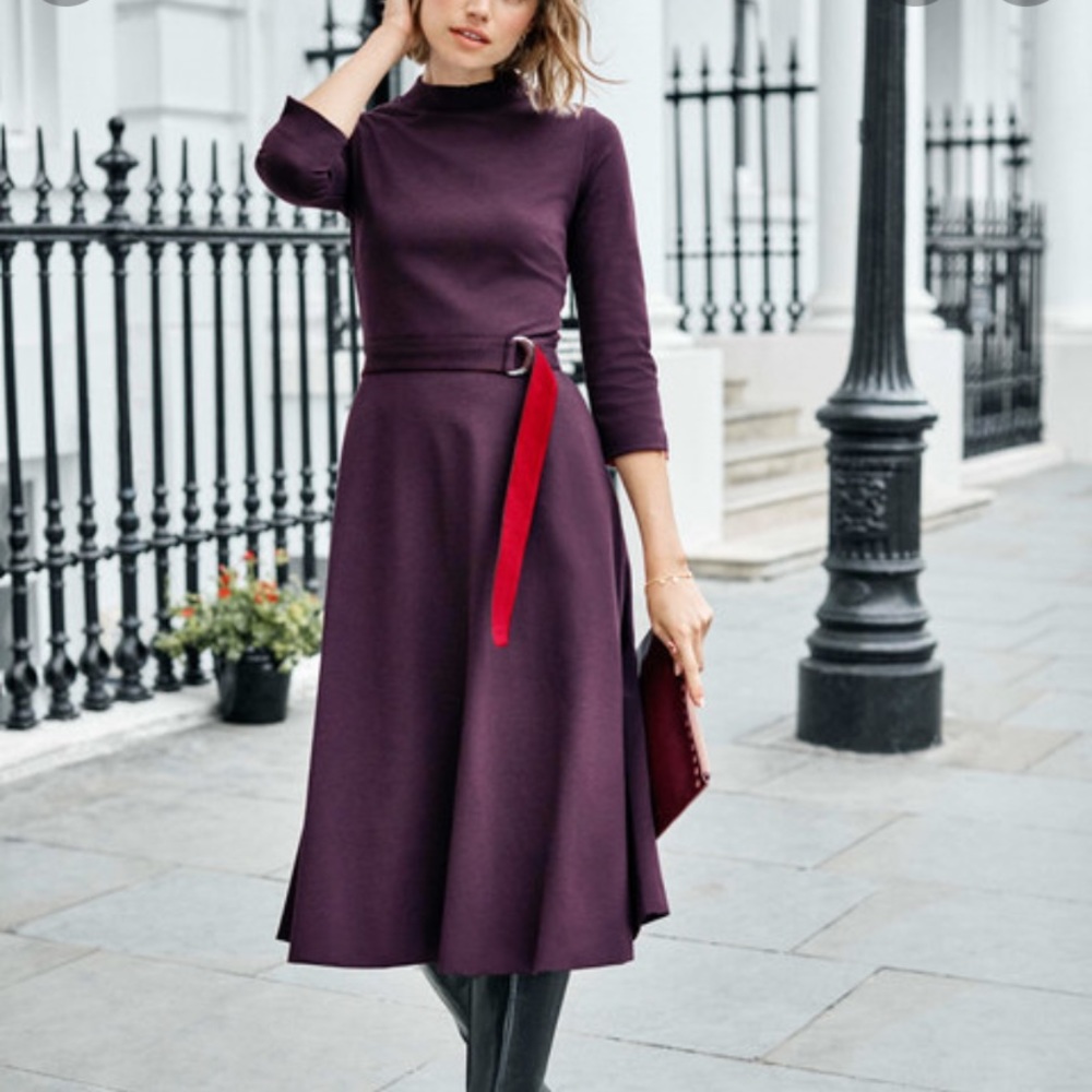NWT: Women’s Boden Nerissa Ponte Dress, lined.